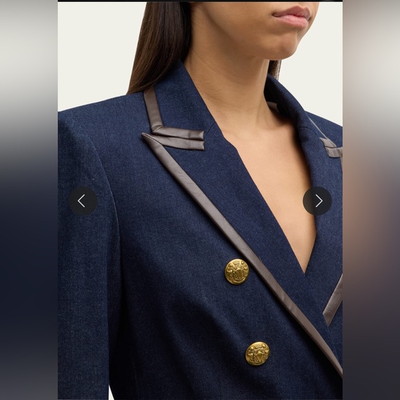 Veronica Beard Navy and Brown Blazer - Picture 3 of 16